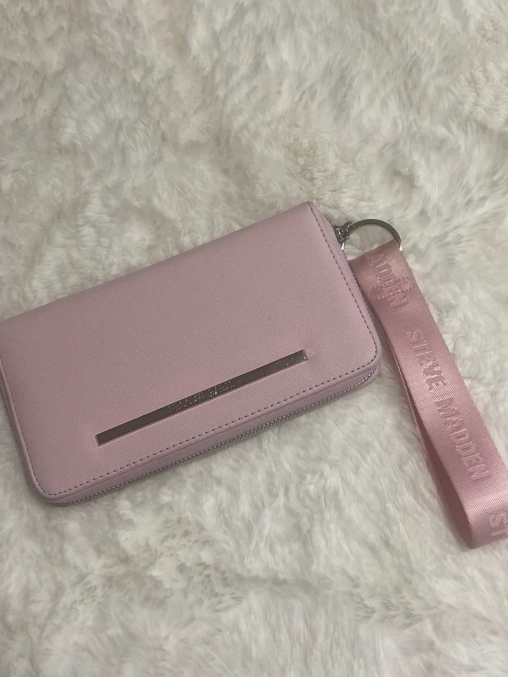 Steve Madden Pink Wristlet Clutch
